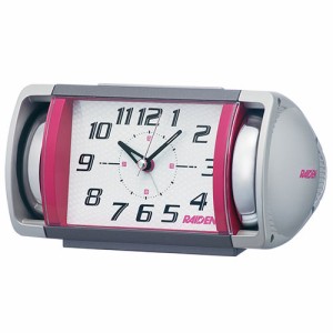 セイコー(SEIKO) NR447P(銀色メタリック塗装・一部ピンクメタリック塗装) クオーツ目覚まし時計