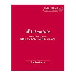 IIJ(アイアイジェイ) IM-B046 IIJモバイルサービス タイプD 定額プランライト いちねん プリペイド