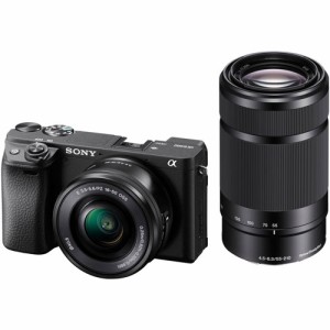 ソニー(SONY) α6400 ダブルズームレンズキット(ブラック) ILCE-6400Y APS-C ミラーレス一眼カメラ