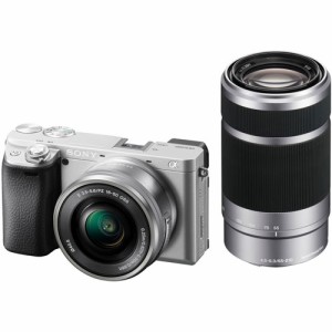 ソニー(SONY) α6400 ダブルズームレンズキット(シルバー) ILCE-6400Y APS-C ミラーレス一眼カメラ