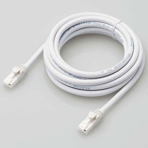 エレコム(ELECOM) LD-GPAT/WH3/RS(ホワイト) Cat6A LANケーブル 3m