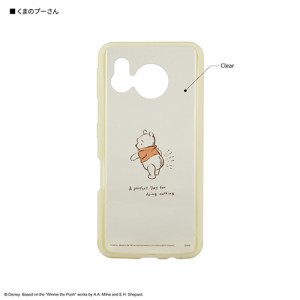 グルマンディーズ(gourmandis) DNG-79PO(くまのプーさん) ディズニーキャラクター IIIIfit Clear SHARP AQUOS sense7対応ケース