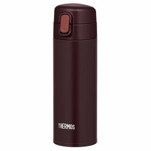 サーモス(THERMOS) FJM-350-BW(ブラウン) 真空断熱ストローボトル 0.35L