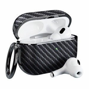 PGA PG-APP2PU03-BK(カーボン調ブラック) AirPods Pro(第2/1世代) 用 PUレザーケース