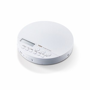 エレコム(ELECOM) LCP-PAPB02WH(ホワイト) Bluetooth対応 ポータブル CDプレーヤー コンパクト