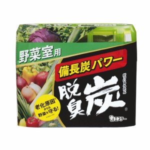 エステー(S.T) 脱臭炭 野菜室用 炭ゼリー140g、エチレン吸着剤2g