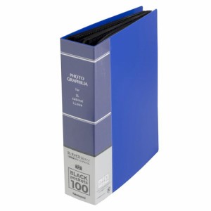 ナカバヤシ PH2L-1010-B(ブルー) フォトグラフィリア 2L判 1段 100枚