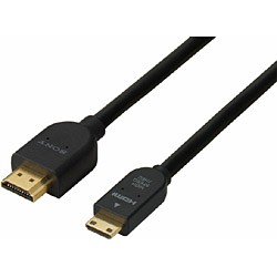 ソニー(SONY) DLC-HEM10 イーサネット対応HIGH SPEED HDMIミニ端子ケーブル 1m