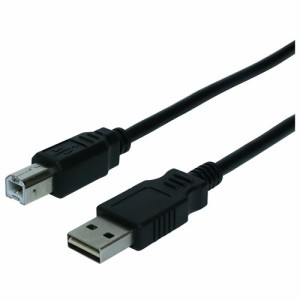 ミヨシ USB-R50/BK(黒) USB-A - USB-Bケーブル 5m