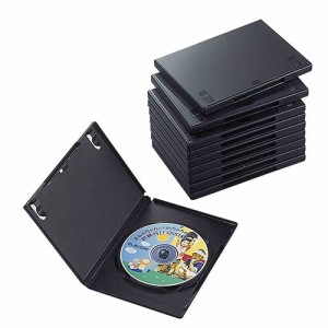 エレコム(ELECOM) CCD-DVD03BK(ブラック) トールケース 1枚収納