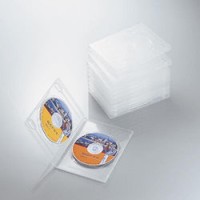 エレコム(ELECOM) CCD-DVD06CR(クリア) トールケース 2枚収納