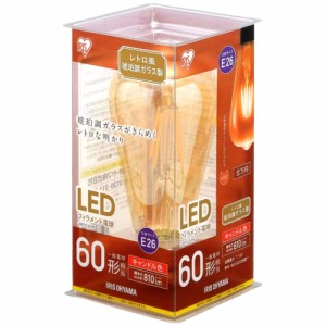 アイリスオーヤマ(Iris Ohyama) LDF7C-G-FK(キャンドル色) LEDフィラメント電球 E26口金 60W形相当 810lm