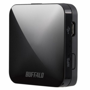 バッファロー(BUFFALO) WMR-433W2-BK(ブラック) 11ac対応 トラベル ホテル用Wi-Fiルーター