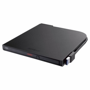 バッファロー(BUFFALO) DVSM-PTR8U3-BKA USB 3.2(Gen 1) 対応 ポータブルDVD-ROM 読込専用モデル