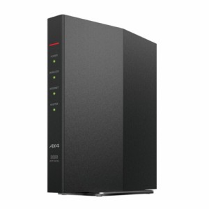 バッファロー(BUFFALO) WSR-3000AX4P-BK(ブラック) AirStation Wi-Fi 6 対応ルーター スタンダードモデル