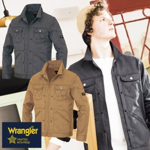 ラングラー Wrangler 作業着 作業服 ブルゾン ジップアップジャケット(男女兼用) AZ-64101 作業着 通年 秋冬 2018年 新作 新商品