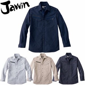 自重堂 作業着 作業服 長袖シャツ Jawin ストレッチ長袖シャツ 52604 作業着 通年 秋冬 2018年 新作 新商品