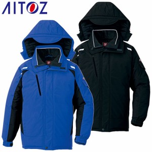 防寒コート AITOZ 防寒作業服 作業着 防寒ウエア ドカジャン メンズ レディース 上着 ブルゾン ジャケット ジャンパー 防寒着 防寒服 防