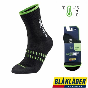 防寒インナー ブラックラダー BLAK LADER DRY SOCK 2-PACK 2190-1093 作業着 防寒 作業服