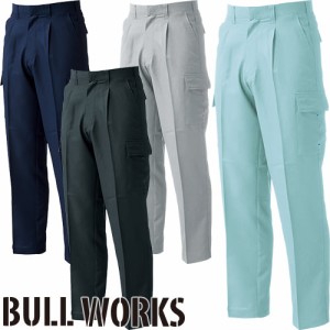 作業服 カーゴパンツ 桑和 SOWA BULL WORKS ワンタックカーゴパンツ 118 作業着 春夏