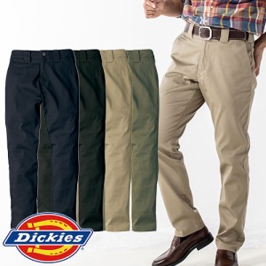 作業服 パンツ スラックス ディッキーズ Dickies T/Cストレッチストレートパンツ D-2874 作業着 通年 秋冬