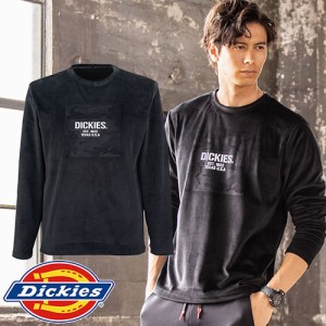 Tシャツ 長袖 ディッキーズ Dickies ベロア長袖Ｔシャツ D-22008 長袖Tシャツ