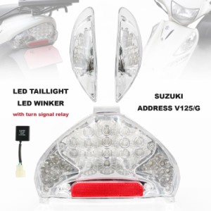 アドレス v 125 ヘッドライト イカリング brightzの通販｜au PAY
