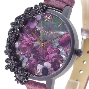 オリビアバートン レディース 腕時計/OLIVIA BURTON 腕時計 ブラック ボルドー 送料無料/込 誕生日プレゼント