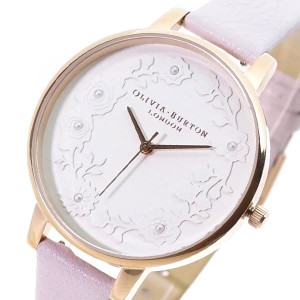 オリビアバートン レディース 腕時計/OLIVIA BURTON 腕時計 ホワイト ピンク 送料無料/込 母の日ギフト