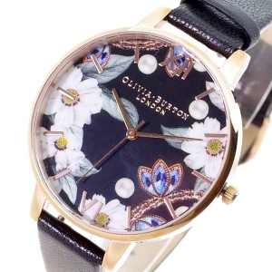 オリビアバートン レディース 腕時計/OLIVIA BURTON 腕時計 ブラック 送料無料/込 誕生日プレゼント