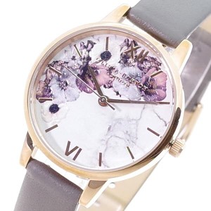 オリビアバートン レディース 腕時計/OLIVIA BURTON 腕時計 ホワイト グレー 送料無料/込 誕生日プレゼント