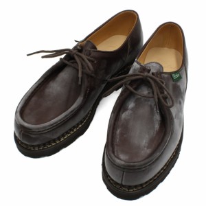 パラブーツ メンズ チロリアンシューズ コンフォートシューズ カジュアルシューズ24.5cm/Paraboot ミカエル MICHAEL Uチップ モックトゥ 