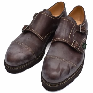 [即日発送]パラブーツ メンズ ビジネスシューズ カジュアルレザーシューズ26.5cm/Paraboot WILLIAM ウイリアム レザー ストレートチップ 