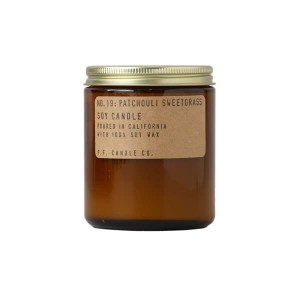 ピーエフキャンドル アロマキャンドル ルームフレグランス ろうそくSTANDARD 7.2oz/P.F.CANDLE CO PATCHOULI SWEETGRASS NO.19 ソイワッ