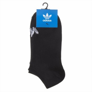 アディダス メンズ スニーカーソックス3足セット 靴下3足セット アンクルソックス3足組24.5cm-26.5cm/adidas ロゴ スニーカーソックス3足