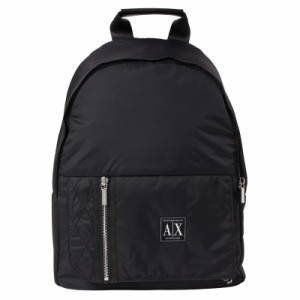 アルマーニエクスチェンジ メンズ バックパック リュックサック/ARMANI EXCHANGE 無地 ロゴ シンプル バックパック リュックサック BLACK