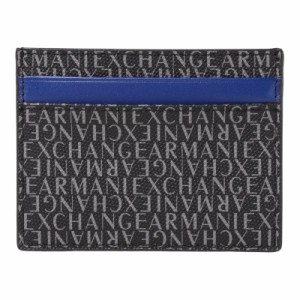 アルマーニエクスチェンジ メンズ パスケース カードケース 定期入れ/ARMANI EXCHANGE ロゴ柄 パスケース カードケース 定期入れ BLACK 