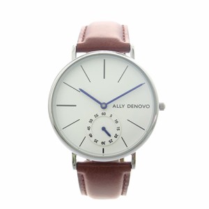 アリーデノヴォ メンズ&レディース 腕時計/ALLY DENOVO HERITAGE SMALL 腕時計 ホワイト ブラウン 送料無料/込 誕生日プレゼント