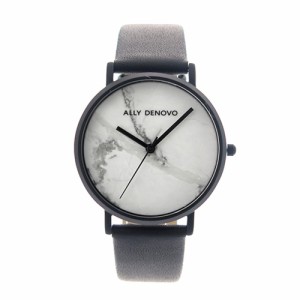 アリーデノヴォ メンズ&レディース 腕時計/ALLY DENOVO CARRARA MARBLE 腕時計 ホワイト ブラック 送料無料/込 父の日ギフト