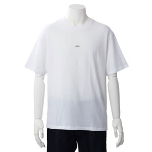 アーペーセー メンズ Tシャツ カットソーSサイズ/APC T-SHIRT KYLE クルーネック 半袖 ワンポイント Tシャツ カットソー ホワイト系 送料
