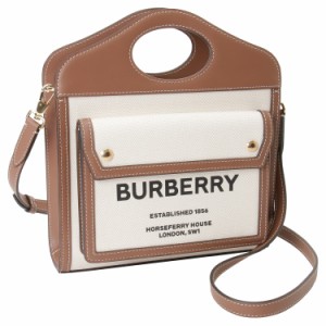 バーバリー レディース ハンドバッグ ショルダーバッグ 手提げかばん/BURBERRY 斜めがけ レザー ロゴ ハンドバッグ ショルダーバッグ 手