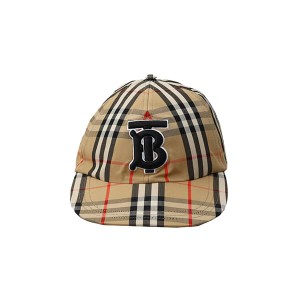 バーバリー メンズ&レディース ベースボールキャップ 野球帽子 ストラップバックキャップMサイズ/BURBERRY MH TB CHK BASEBALL CAP チェ