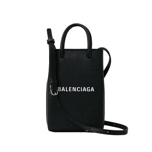 バレンシアガ レディース ショルダーバッグ ハンドバッグ 手提げかばん/BALENCIAGA SHOPPING PHONE HOLD レザー 斜めがけ 2WAY ショルダ