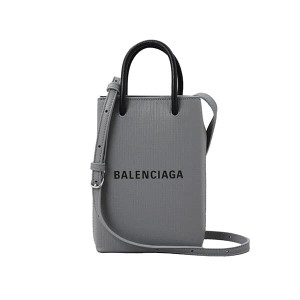 バレンシアガ レディース ショルダーバッグ ハンドバッグ 手提げかばん/BALENCIAGA SHOPPING PHONE HOLD レザー 斜めがけ 2WAY ショルダ