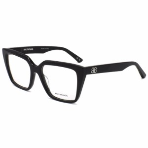 [即日発送]バレンシアガ レディース&メンズ メガネフレーム 眼鏡フレーム 伊達メガネ/BALENCIAGA ウエリントン型 シンプルロゴ スクエア 
