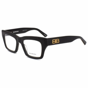 バレンシアガ メンズ&レディース メガネフレーム 眼鏡フレーム 伊達メガネ/BALENCIAGA スクエア型 ウエリントン ロゴ メガネフレーム 眼