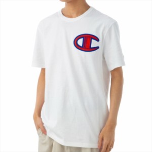 チャンピオン メンズ Tシャツ カットソーLサイズ/Champion 半袖 クルーネック ロゴ Tシャツ カットソー 送料無料/込 母の日ギフト 父の日