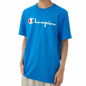 チャンピオン メンズ Tシャツ カットソーLサイズ/Champion 半袖 クルーネック ロゴ Tシャツ カットソー 送料無料/込 父の日ギフト