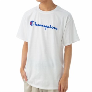 チャンピオン メンズ Tシャツ カットソーLサイズ/Champion 半袖 クルーネック ロゴ Tシャツ カットソー 送料無料/込 父の日ギフト