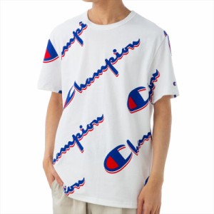 チャンピオン メンズ Tシャツ カットソーXLサイズ/Champion 半袖 クルーネック ロゴ柄 Tシャツ カットソー 送料無料/込 母の日ギフト 父